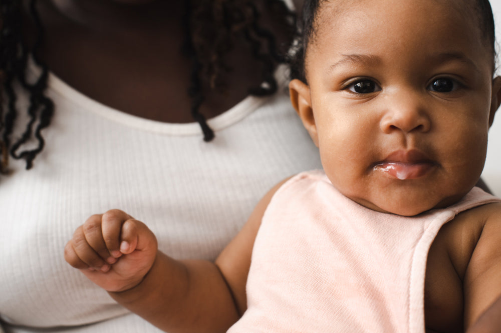 Baby and mother image