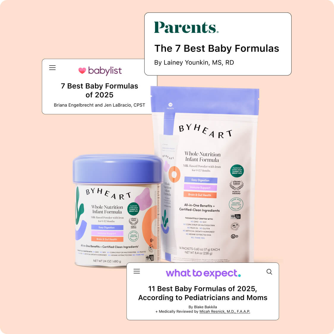 Whole Nutrition Formula For Babies, Infants, And Newborns – ByHeart